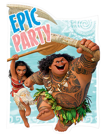 Moana Party Postcard Invitations (8)