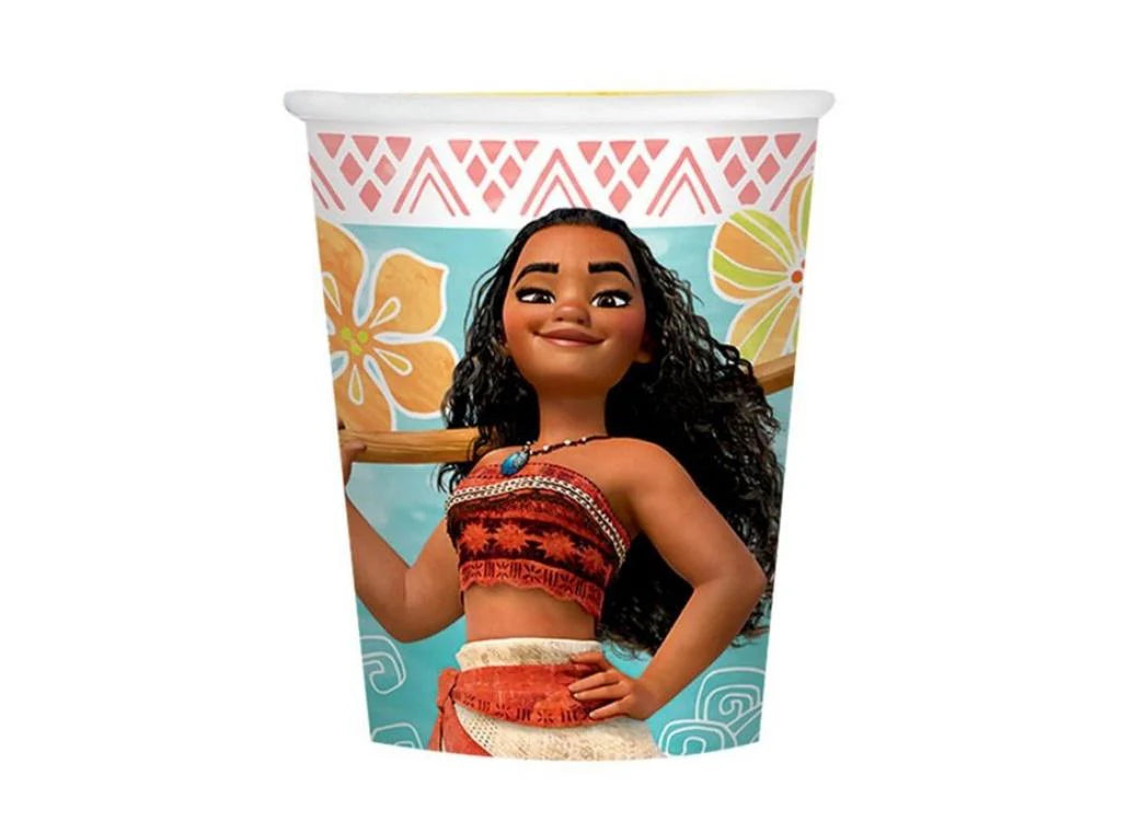 Moana Party Paper 9oz Cups (8)