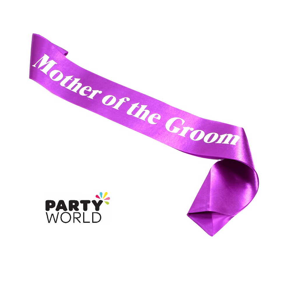 Mother of the Groom Satin Sash