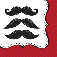 Mustache Party Luncheon Napkins (20)