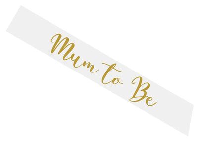 Mum to Be Sash - Gold Stamped