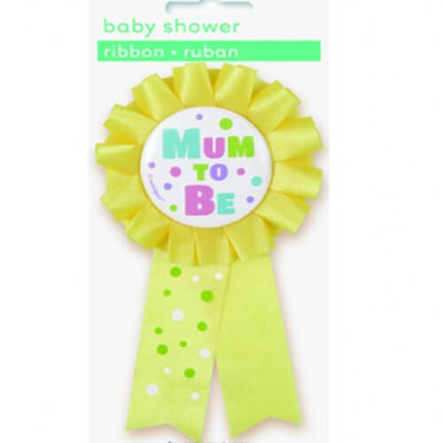 Mum to Be Yellow Ribbon