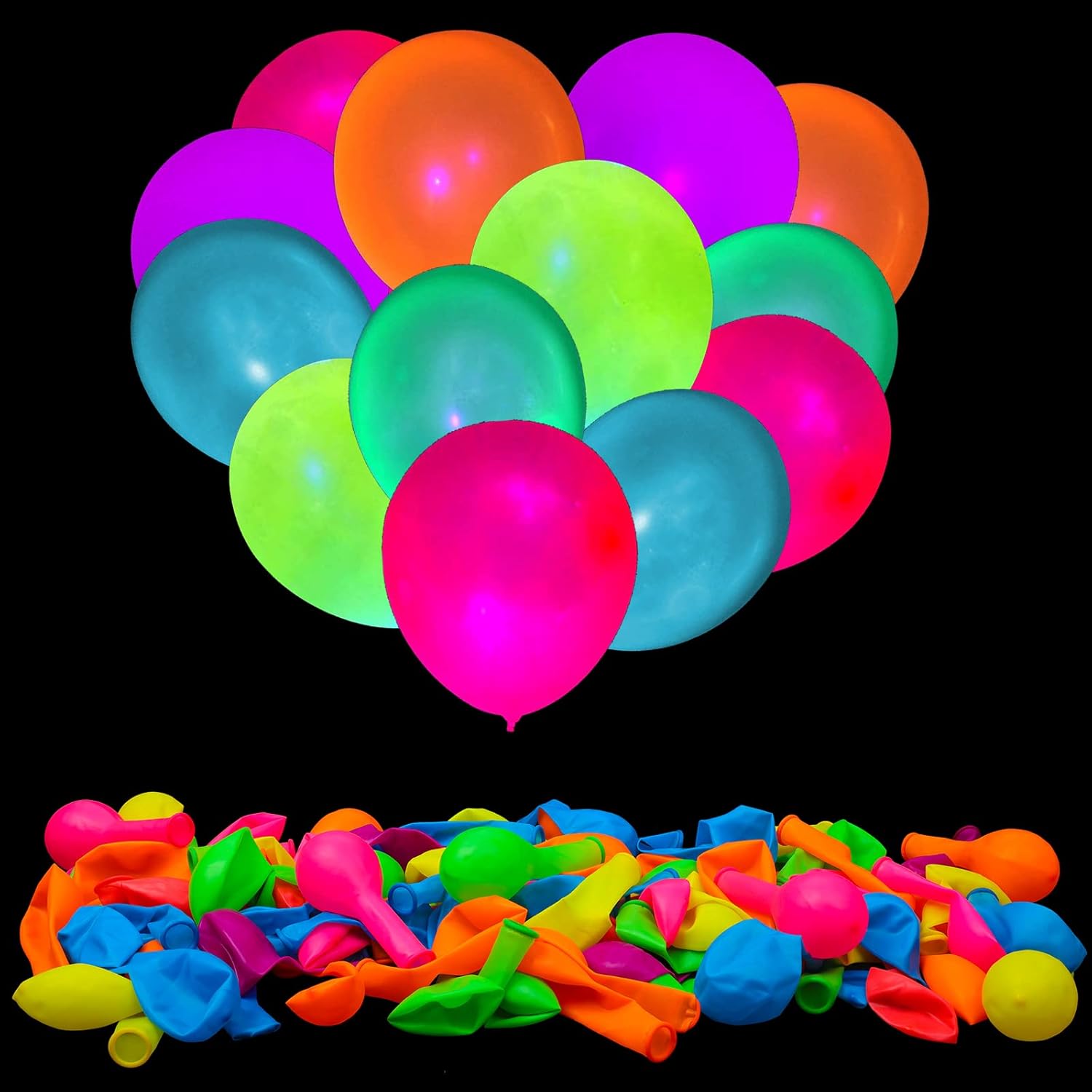 Neon Balloons - 15pk