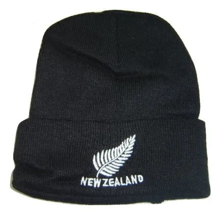 New Zealand Fern Supporters Beanie