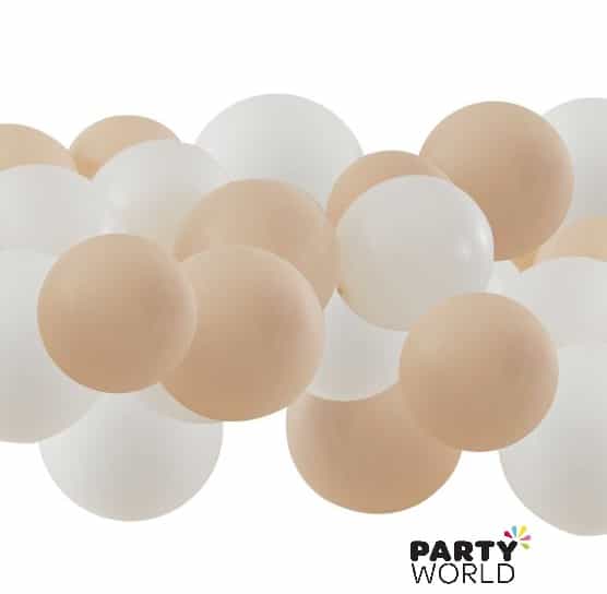 Sempertex Fashion White Sand Round Mini Balloons 12cm / 5inch (15)