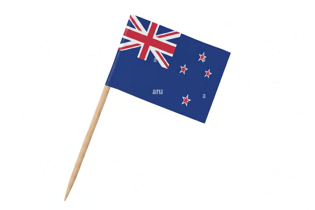 New Zealand Flag Picks (20pk)