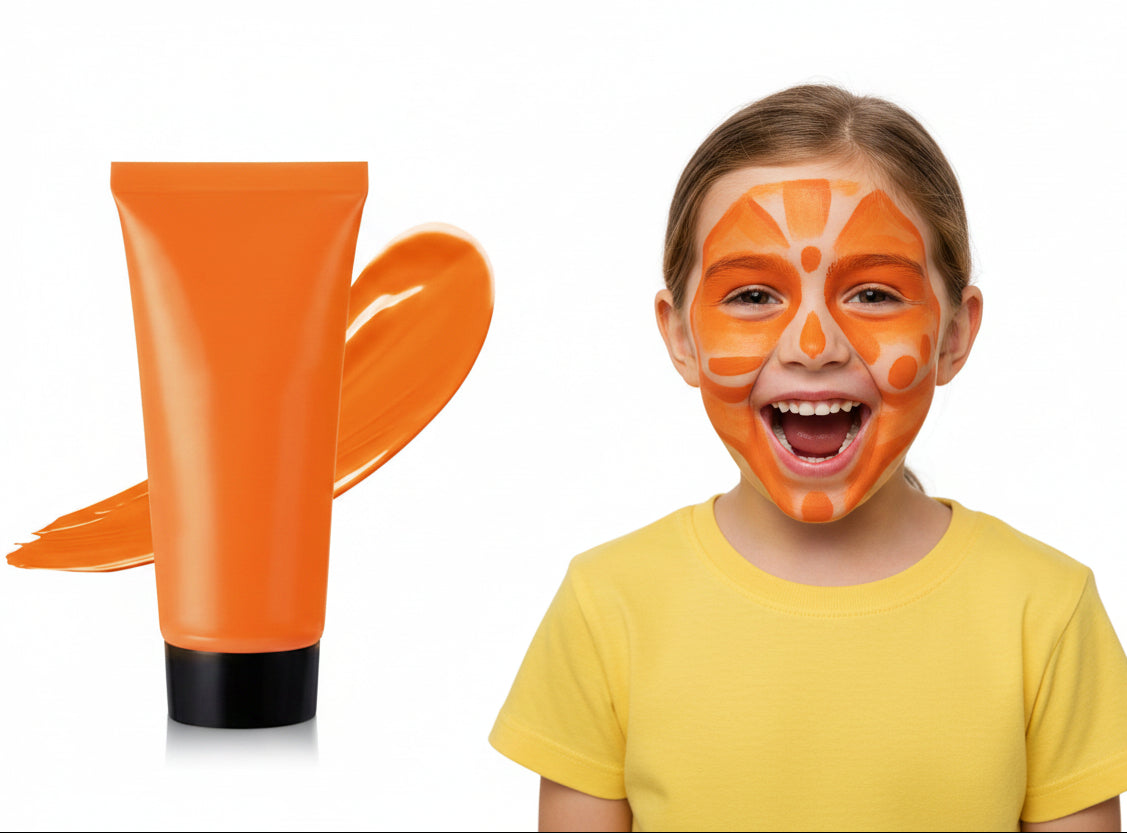 Orange Face & Body Paint 60ml
