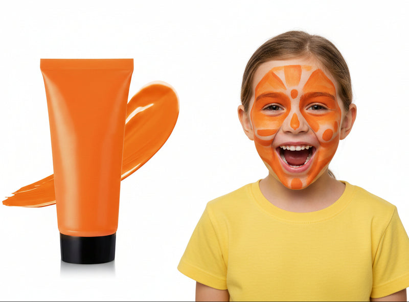 Orange Face & Body Paint 60ml