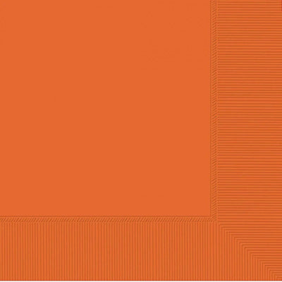 Lunch Napkins 20pk - Orange 2ply