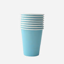 Pale Blue Paper Cups 266ml (20pk)