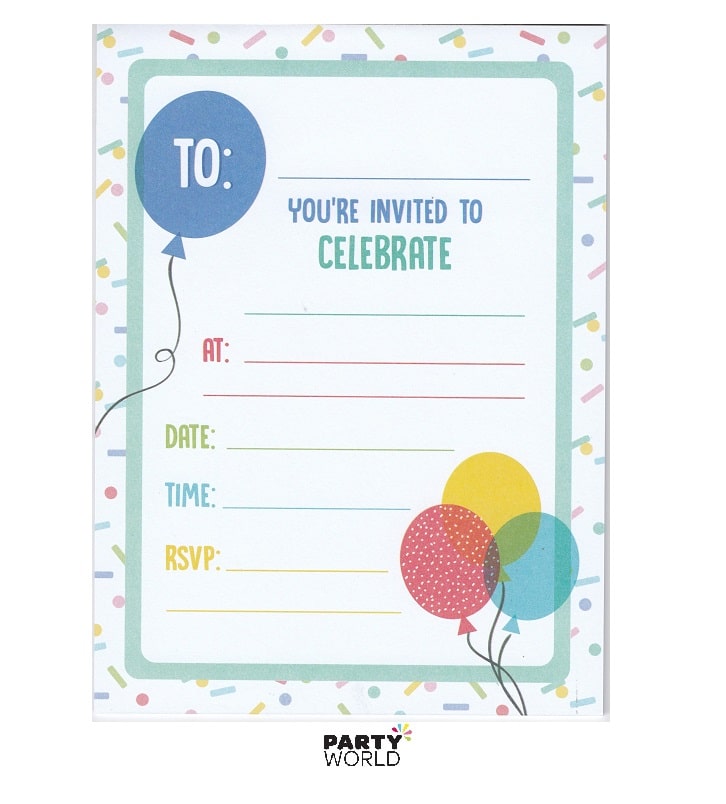 Party Invitations (10)