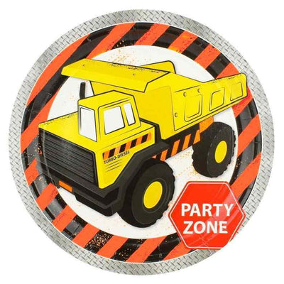 Construction Party Paper Plates 8pk
