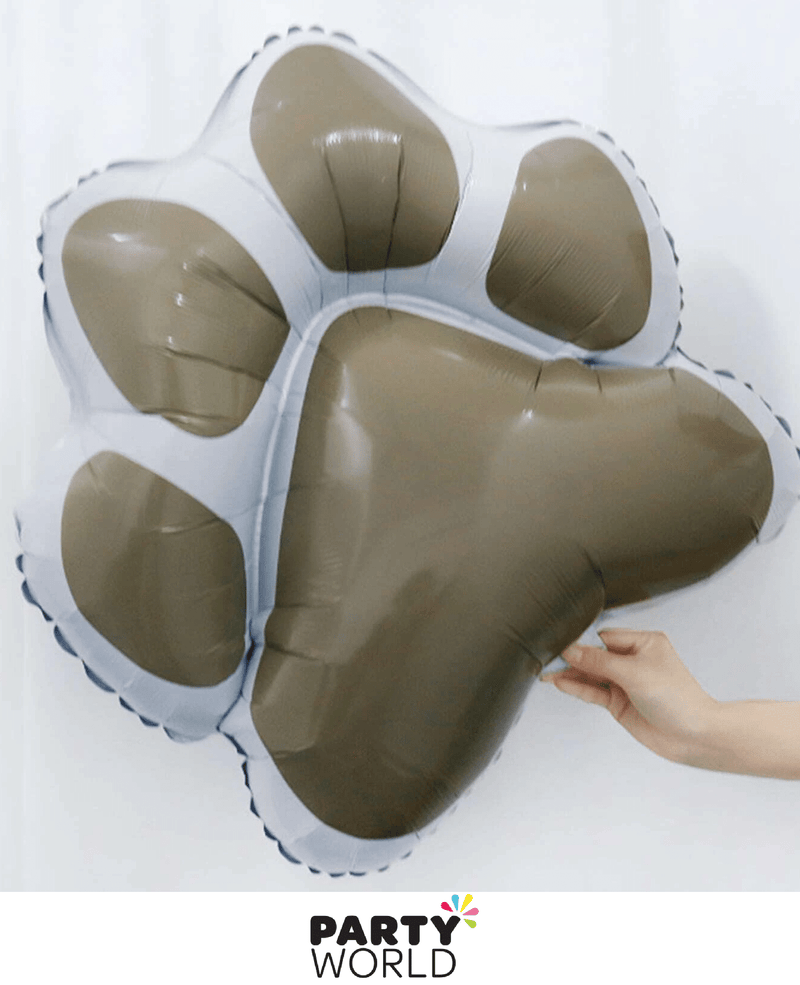 Paw Print Shaped Foil Balloon 65 x 60 cm