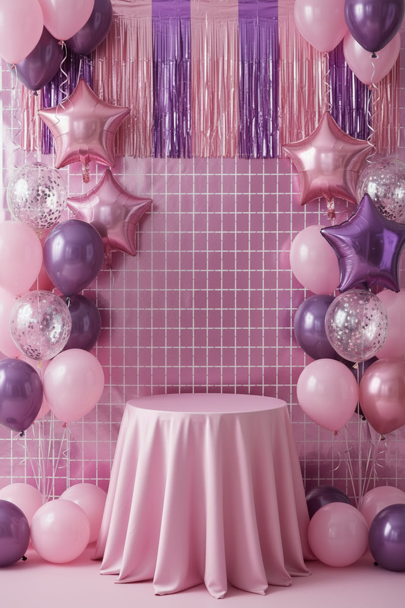 Foil Backdrop - Pink