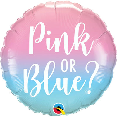 18" Foil Balloon Gender Reveal - Pink or Blue