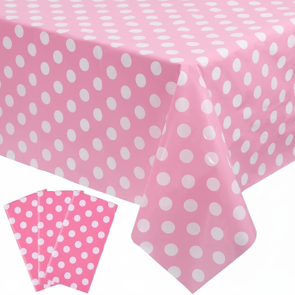 Table Cover Rectangle - Dots Lovely Pink