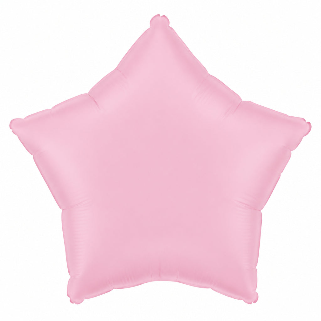 Star Clear Pink Foil Balloon