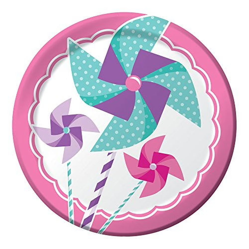 Pinwheel Side Plates (8pk)
