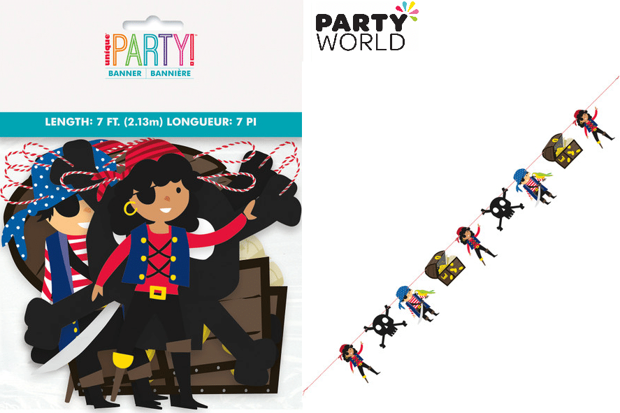 Pirate Party Garland Hanging Decoration (2.13m)
