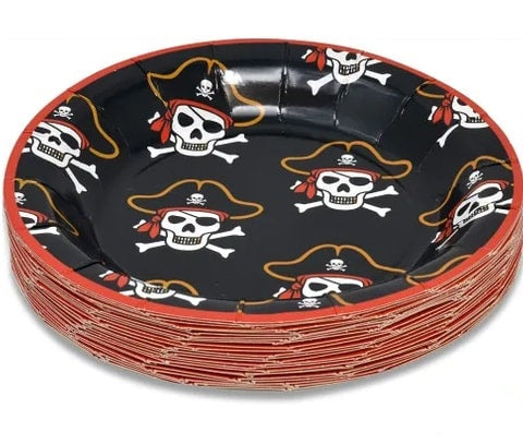 Pirate  Paper Plates (10)