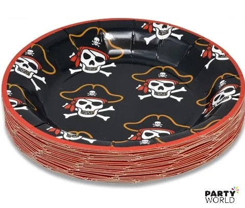 Pirate Party Paper Plates 7in (10pk)