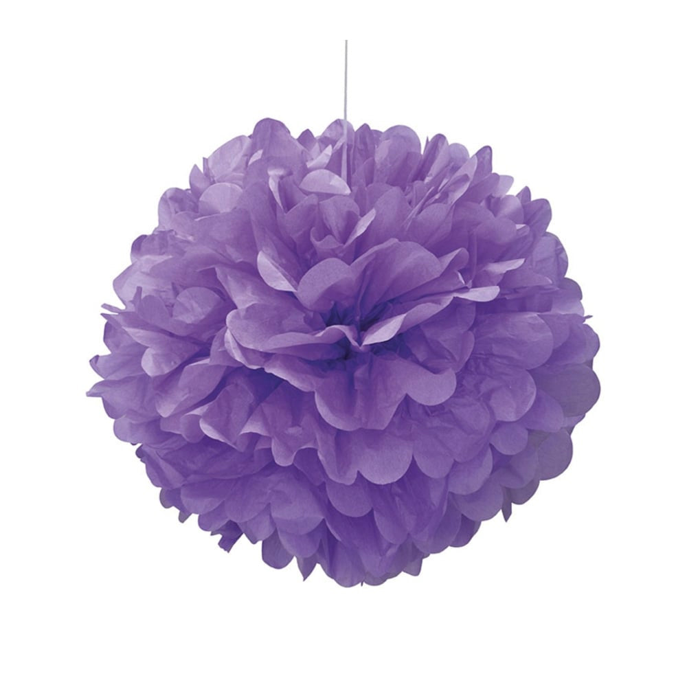 Pom Pom Puff Ball Purple
