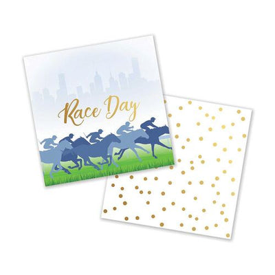 Race Day Beverage Napkins Pack of 16