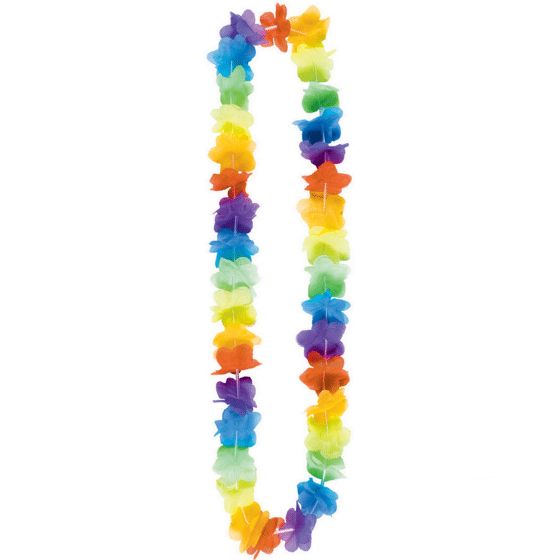 Flower Rainbow Lei (1pc)