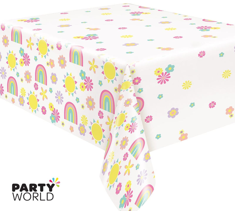 Unicorn & Rainbow Party Tablecover