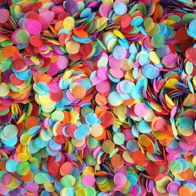 Rainbow Paper Confetti