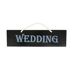 Reversible Wedding Sign