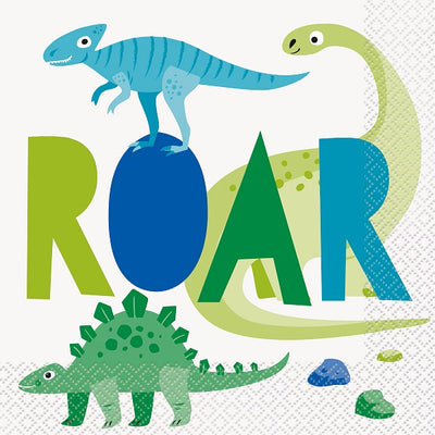 Dinosaur Party Napkins 16pk