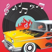 Classic 50's Rock &amp; Roll Luncheon Napkins (16)