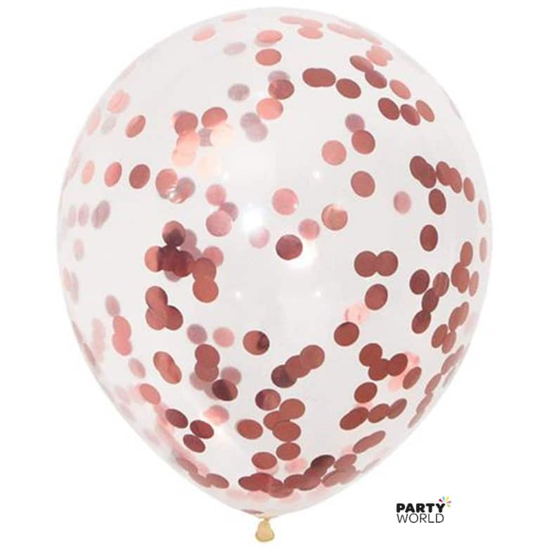 Rose Gold Latex Balloons 30cm (25pk)