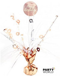 Love Glitter Table Decoration Rose Gold & Silver