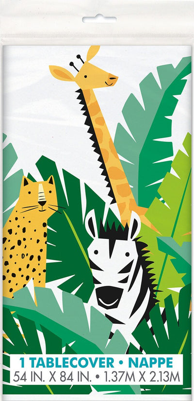 Safari Plastic Table Cover - Rectangle