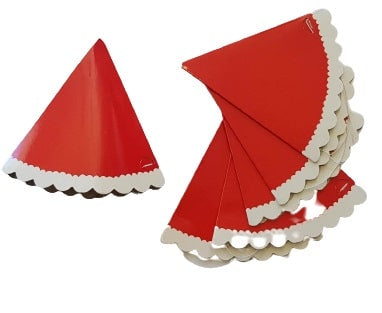 Mini Santa Party Hats (6pcs)