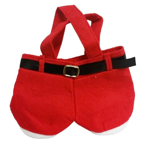 Christmas Santa Pants Gift Bag