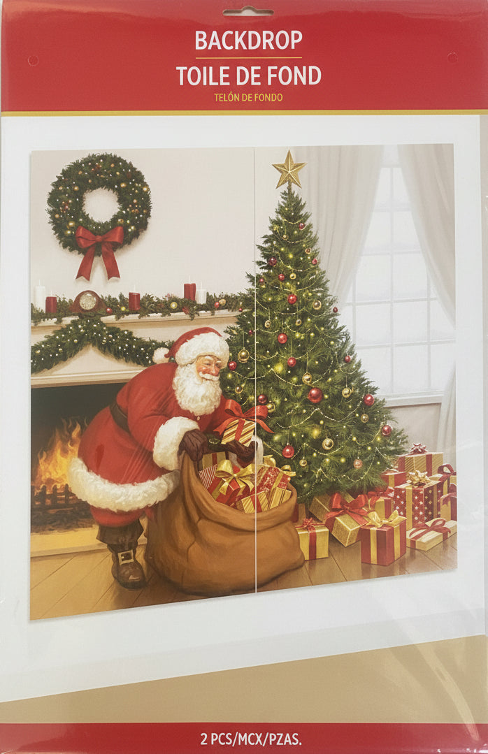 Christmas Santa Scene Setter