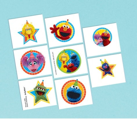 Sesame Street Temporary Tattoos (8pk)