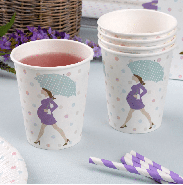 Showered With Love Paper Cups (8)