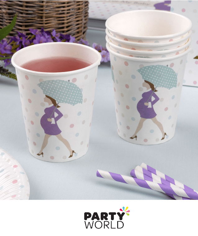 Showered With Love Paper Cups (8)