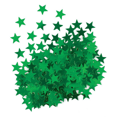 Scatter Confetti Star Small Green