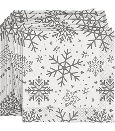 Snowflake Christmas Napkins 16pk