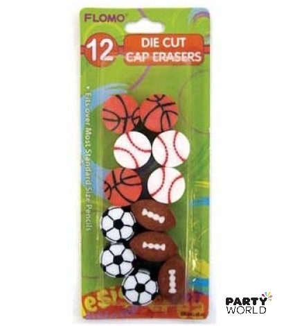 Sports Party Whistles (4pk)
