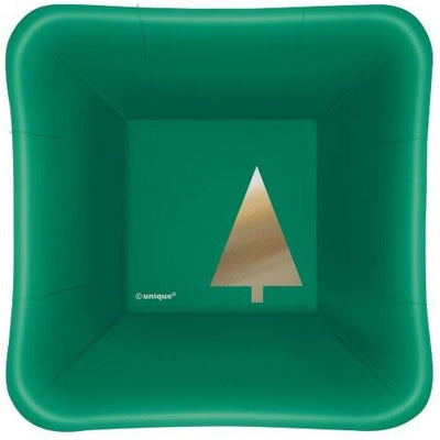 Christmas Paper Snack Plates (8pk)