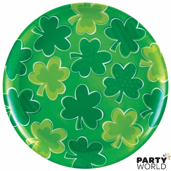 St Patrick's Day Shamrock Light-Up Badge