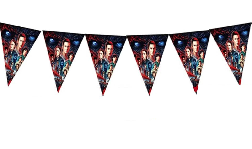 Stranger Things Flag Banner (10 flags)