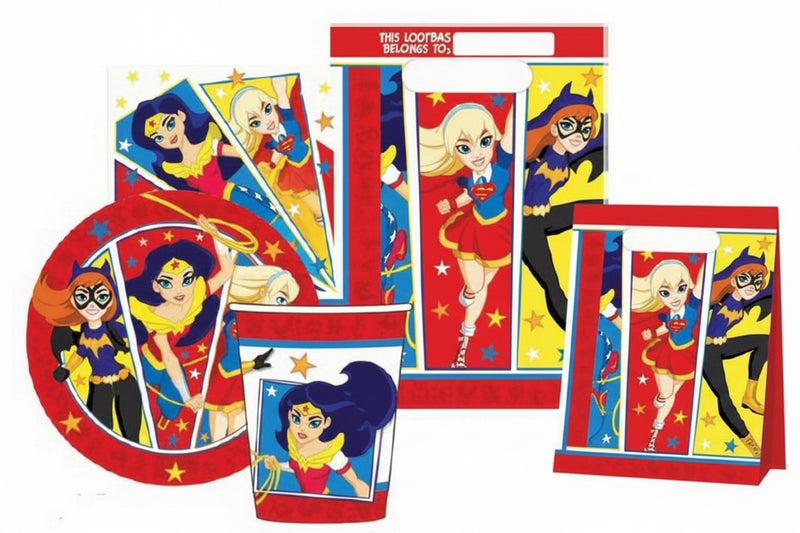 Superhero Girl's Party Pack 40PC