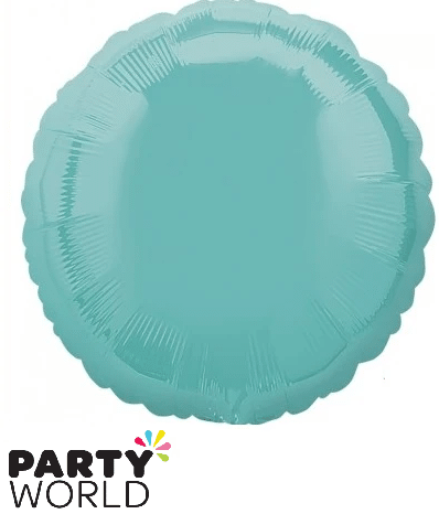 Robin's Egg Blue Round Foil Balloon 45cm